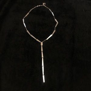 Kendra Scott silver long necklace